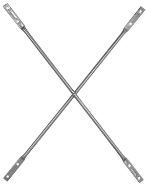 Trava diagonal em X para escoramento